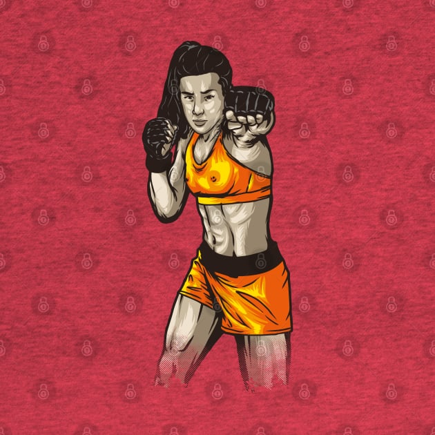 mma woman strong by sisha6666